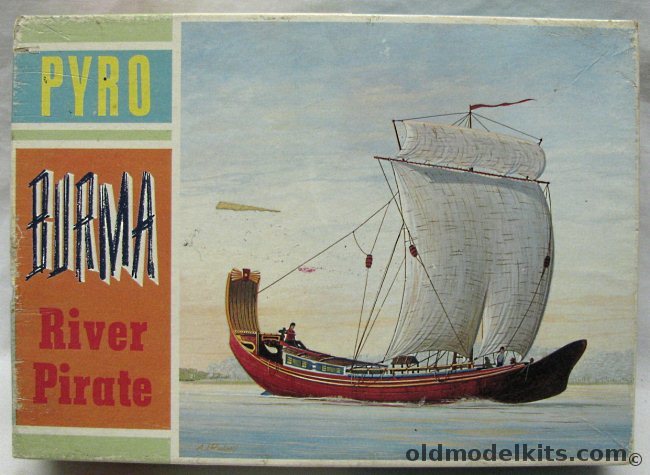 Pyro Burma River Pirate with Sails, C253-100 plastic model kit